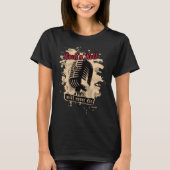 Rock-n-Roll Microphone - red Tシャツ (正面)