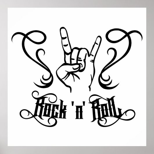 Rock 'n' Roll Music Symbol ポスター (正面)