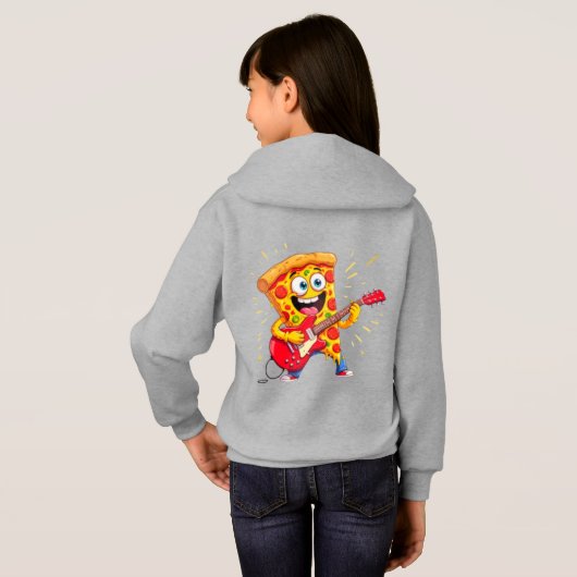 **Rock ’n’ Roll Pizza – Funny Guitar-Playing Slice (裏面フル)