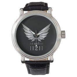 Rock N Roll Promo Music Studioあなたのロゴを挿入 腕時計