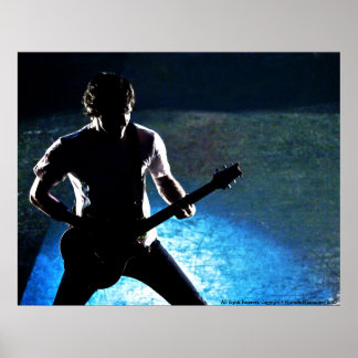 ROCK N ROLL SILHOUETTE POSTER #2.ロックオン！ ポスター