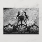 Rock of Agony，エルサレム，イスラエル – B&Wはがき ポストカード (正面)