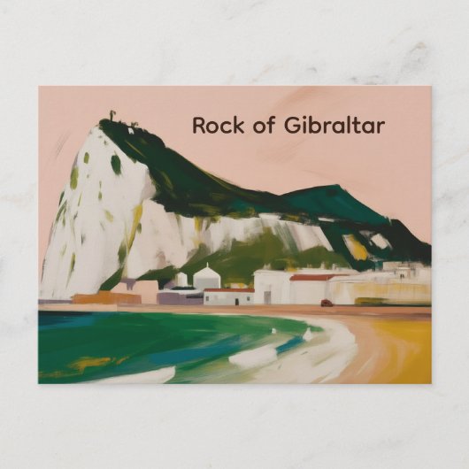 Rock of Gibraltar ポストカード (正面)