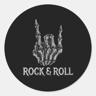Rock On Band Tees For Women Rock and Roll S For Me ラウンドシール