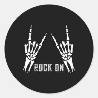 Rock On Band Tees For Women Rock and Roll S For Me ラウンドシール