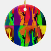 Rock On Everyone - You Rock Hand Ceramic Orn セラミックオーナメント (裏面)