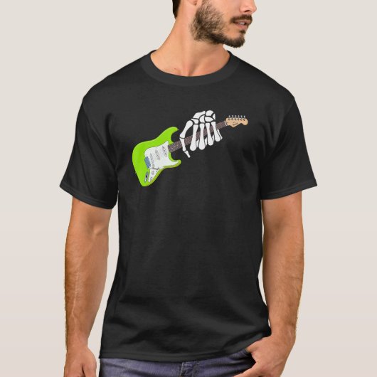 Rock On Guitar Neck – 甘いロックと転がSke Tシャツ (正面)