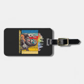 Rock Out with the Groove Gorilla – Retro Music Lov ラゲッジタグ (正面横)