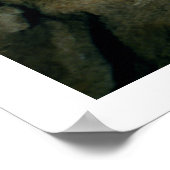 Rock painting of a black bull, c.17000 BC (cave pa ポスター (角)