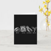 Rock Paper Scissors Funny Gardening Mother or カード (黄色い花)