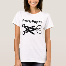 Rock Paper Scissors Funny Lesbian Theme Tシャツ