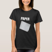Rock Paper Scissors Funny Simple Matching Hallowee Tシャツ (正面)