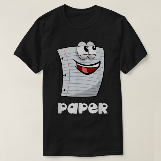 Rock Paper Scissors Shirt Group Halloween Costume  Tシャツ (デザイン正面)