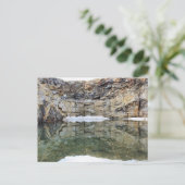 Rock Quarry Wall Reflection #1 Nature  ポストカード (スタンド正面)