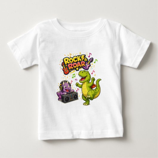 Rock & Roar ベビーTシャツ (正面)