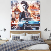 Rock & Roll 2 キャンバスプリント (インサイチュ (寝室))