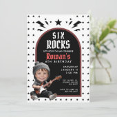 Rock & Roll Birthday Photo Invitation 招待状 (スタンド正面)