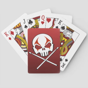 Rock & Roll Drummer Cards Heavy Metal Playing Card トランプ