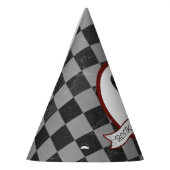 Rock & Roll Retro Microphone Rockabilly Paper パーティーハット (左)