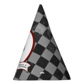 Rock & Roll Retro Microphone Rockabilly Paper パーティーハット (右)