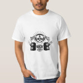Rock & Roll Skull Music Fest Graphic Tシャツ (正面)