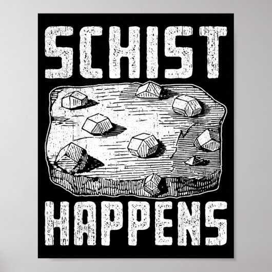 Rock science pun design for geology nerds  ポスター (正面)