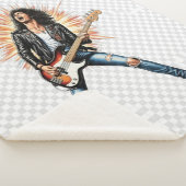Rock sherpa blanket シェルパブランケット (3/4)
