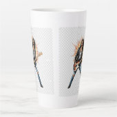 Rock star coffee latte カフェラテマグ (正面)