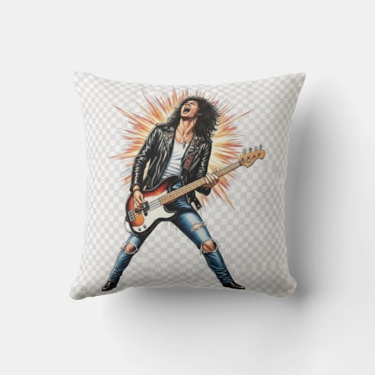 Rock star cushion クッション (裏面)