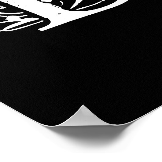 「Rock Star Diva In Black」ポスター ポスター (角)