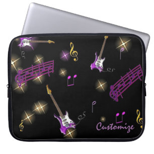 Rock Star Music Background Laptop Sleeve ラップトップスリーブ