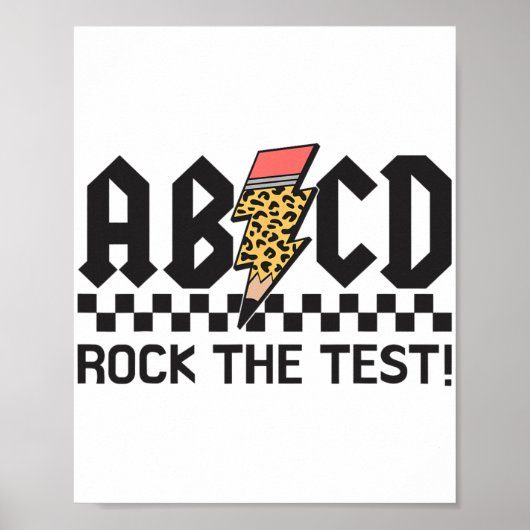 Rock The Test Abcd Testing Day先生少年少女 ポスター (正面)