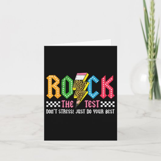 Rock The Test Testing Day DontストレスAlphabe カード (正面)