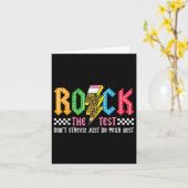 Rock The Test Testing Day DontストレスAlphabe カード (黄色い花)