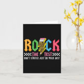 Rock The Test Testing Day DontストレスAlphabe カード (黄色い花)