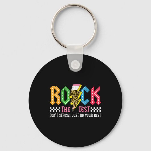 Rock The Test Testing Day DontストレスAlphabe キーホルダー (正面)