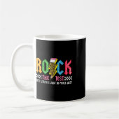 Rock The Test Testing Day DontストレスAlphabe コーヒーマグカップ (左)