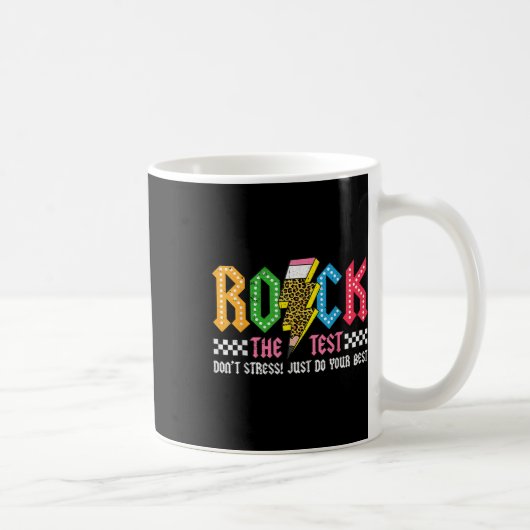 Rock The Test Testing Day DontストレスAlphabe コーヒーマグカップ (右)