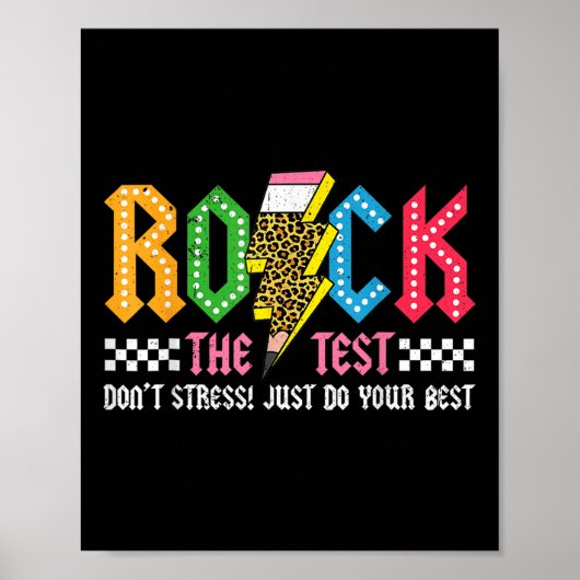 Rock The Test Testing Day DontストレスAlphabe ポスター (正面)