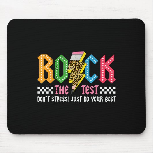Rock The Test Testing Day DontストレスAlphabe マウスパッド (正面)