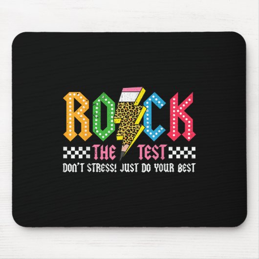 Rock The Test Testing Day DontストレスAlphabe マウスパッド (正面)