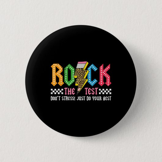Rock The Test Testing Day DontストレスAlphabe 缶バッジ (正面)