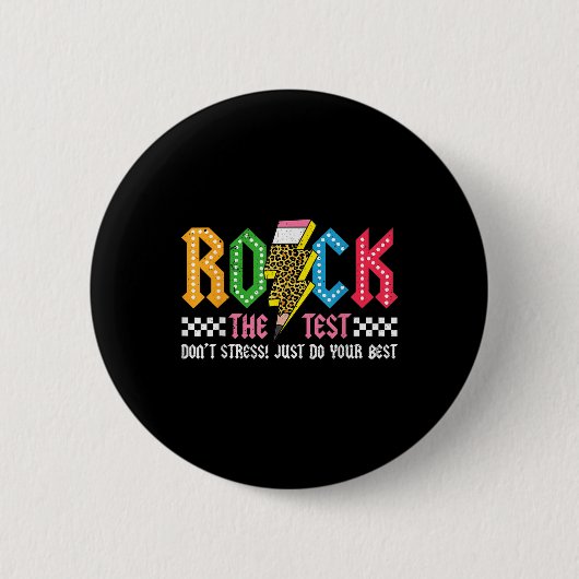 Rock The Test Testing Day DontストレスAlphabe 缶バッジ (正面)