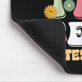 Rock The Test Testing Day Groovy Motivational Teac マウスパッド (コーナー)
