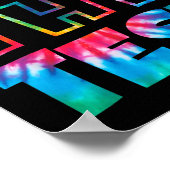 Rock The Test Testing Day Retro Motivational Teach ポスター (角)