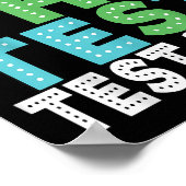 Rock The Test Testing Day Staar Motivational Teach ポスター (角)