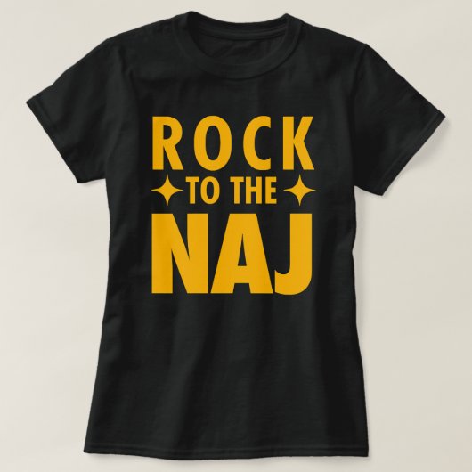 Rock to the Naj (*オリジナルデザイン*) Tシャツ (デザイン正面)
