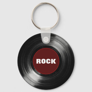 rock vinyl record キーホルダー