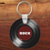 rock vinyl record キーホルダー (裏面)
