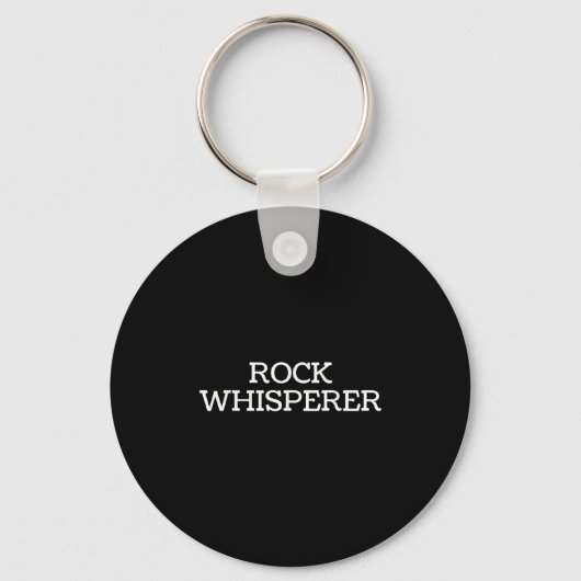 Rock Whisperer - Funny Geologist Stone Rock Collec キーホルダー (正面)